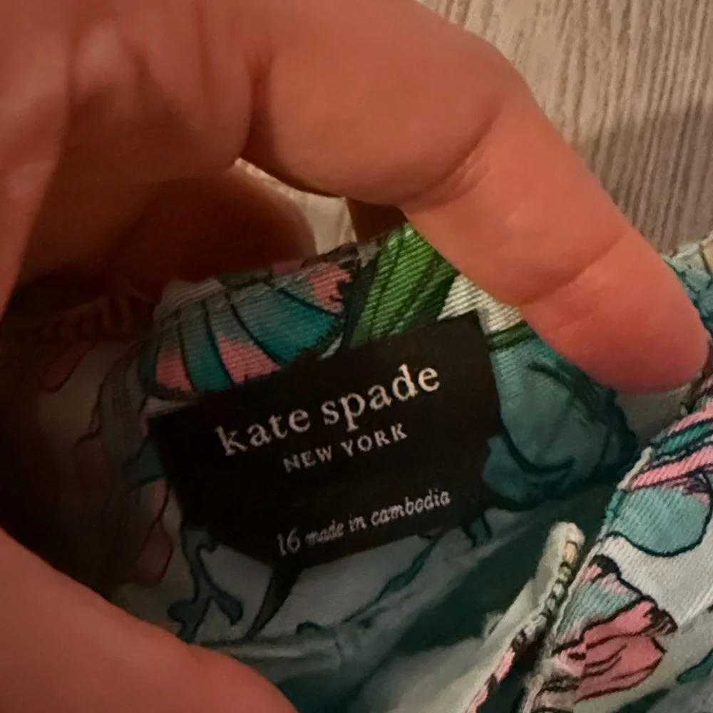Kate Spade Under The Sea Tie-Waist Shorts